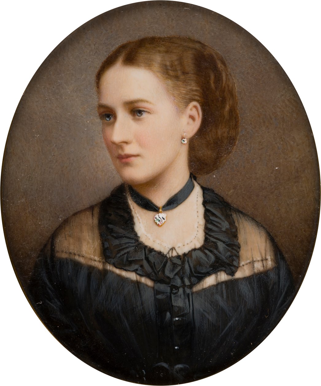 艾达·拉姆利 (Ida Lumley) 夫人肖像，纽波特子爵夫人 1870 年，后来成为布拉德福德伯爵夫人 (1848-1936)，c.1868-1936（手工着色照片） 作者 英语学校
