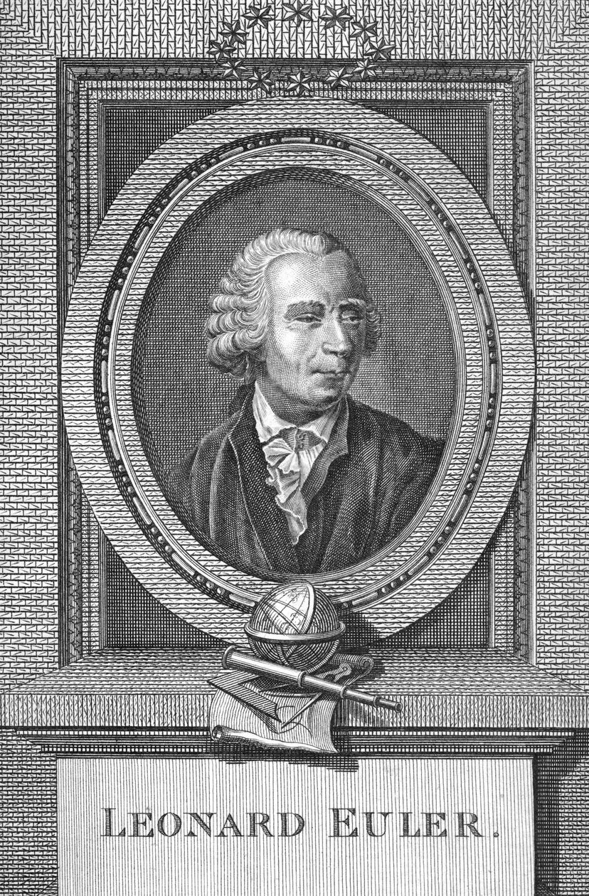 伦纳德欧拉的肖像（1707-83） 作者 英语学校