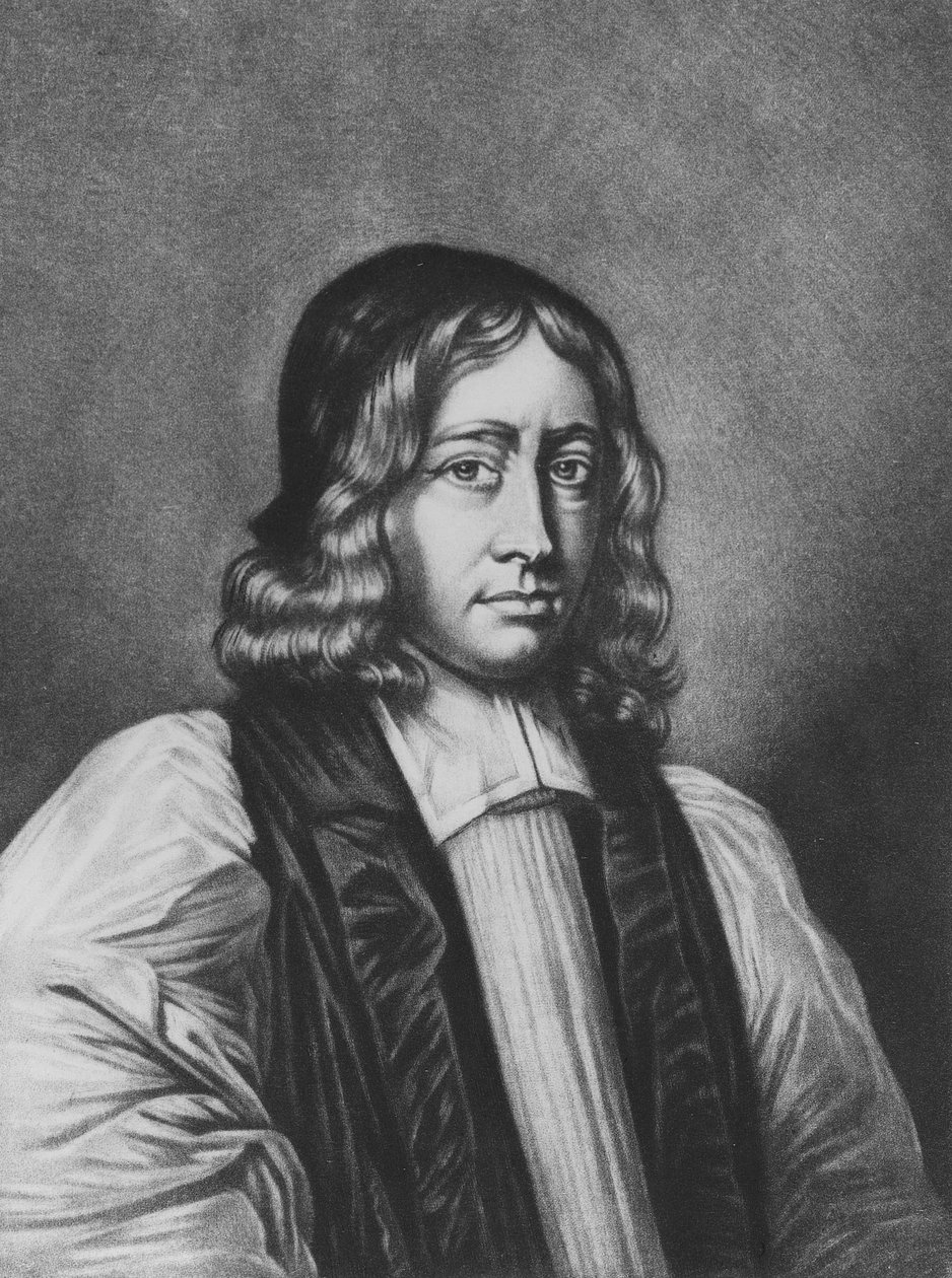 达勒姆主教Nathaniel Crew的肖像，由Richard Earlom（1743-1822）和Charles Turner（c.1773-1857）（mezzotint）（bw照片）刻。 作者 英语学校