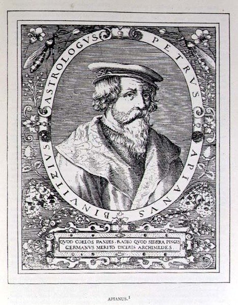 1886年伦敦Justin Winsor编辑的美国叙事与批评史Petrus Apianus（1501-52）的肖像 作者 英语学校