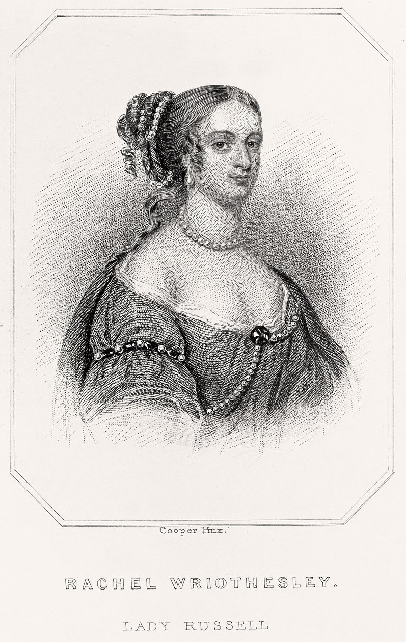 拉塞尔·弗里奥特斯利（Rachel Wriothesley）肖像，罗素夫人，1835年 作者 英语学校