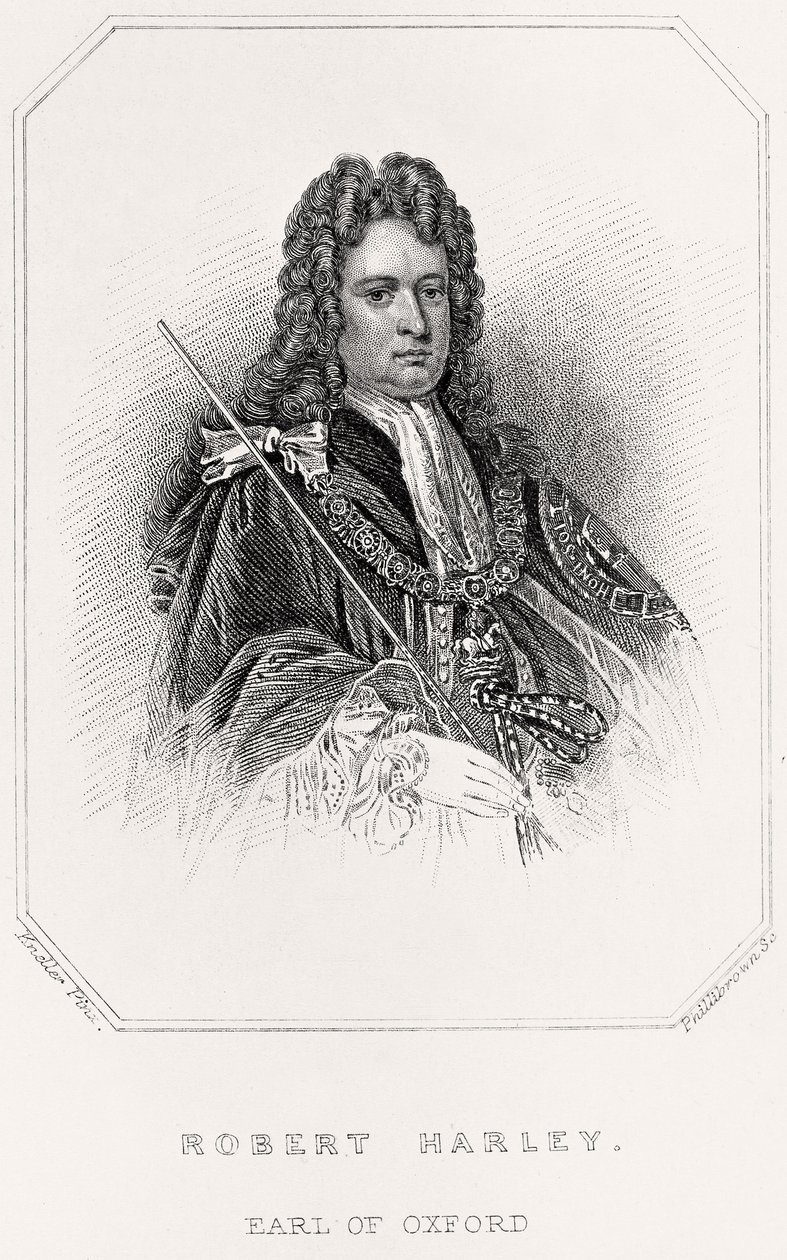 Portrait of Robert Harley, Earl of Oxford 作者 英语学校
