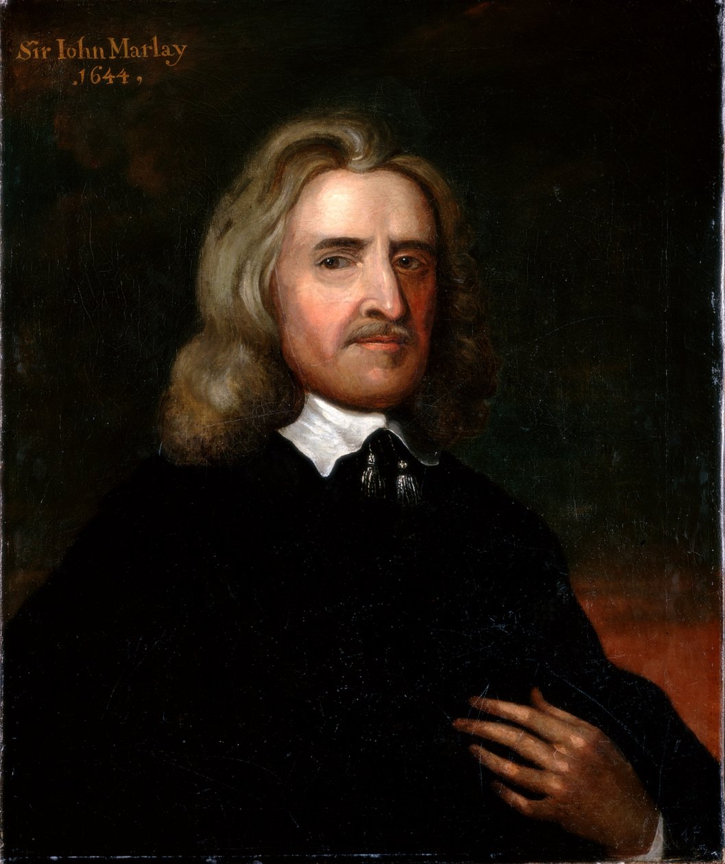 约翰马莱爵士的肖像，1644年 作者 英语学校