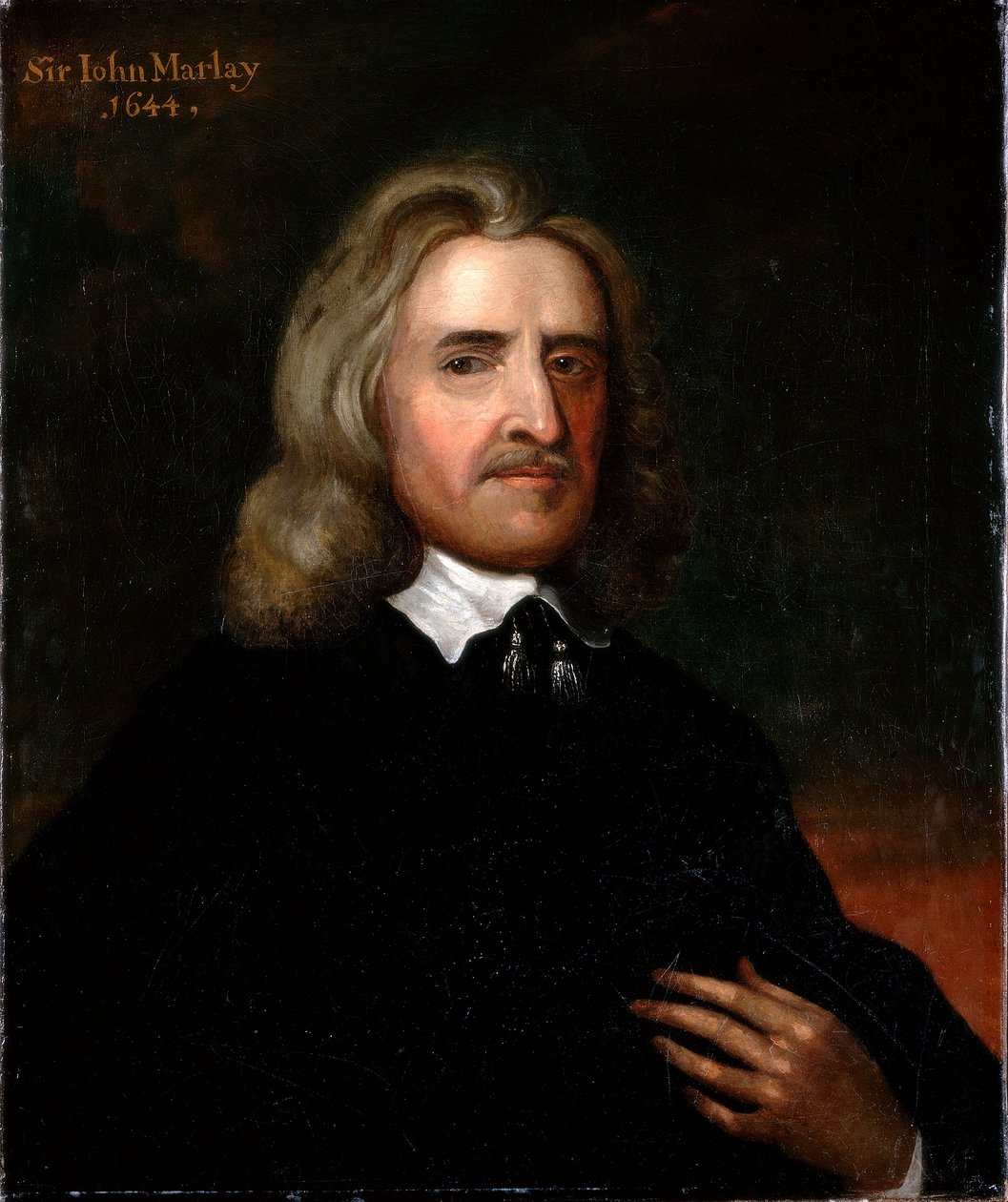 约翰马莱爵士的肖像，1644年 作者 英语学校