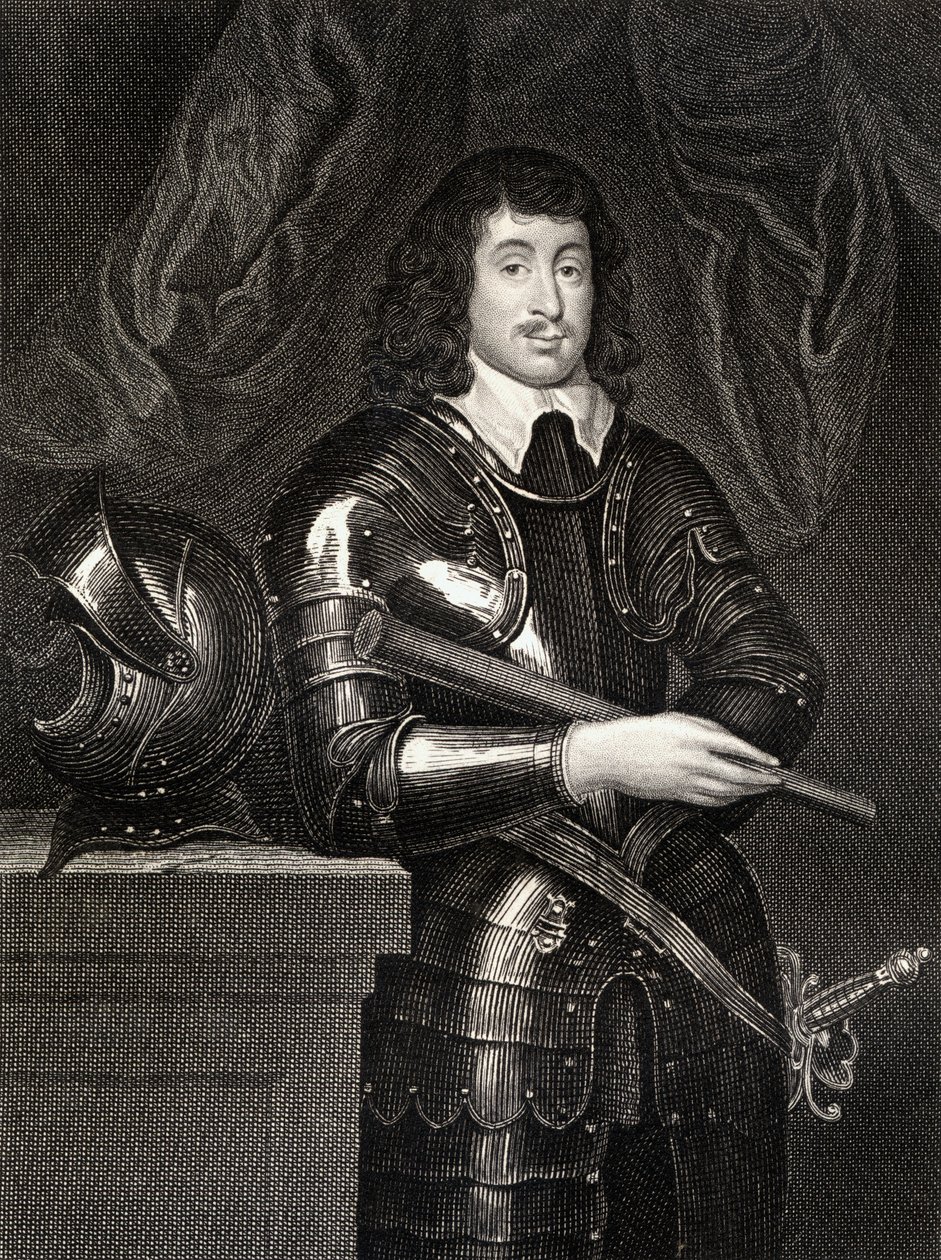 Spencer Compton的肖像（1601-43）北安普顿的第二伯爵，来自Lodges British Portraits，1823年 作者 英语学校