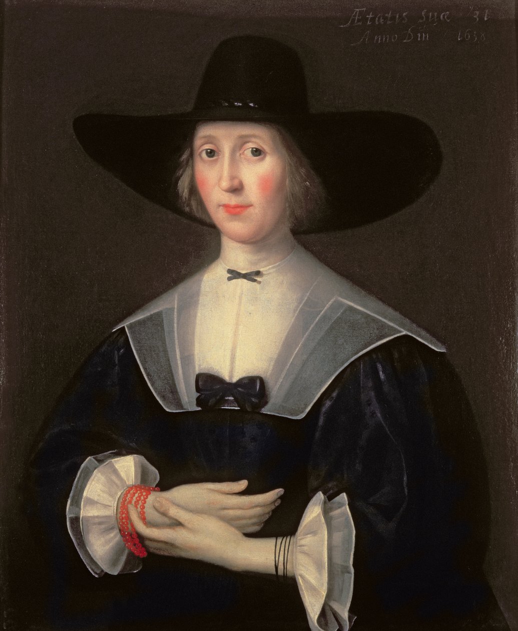 1638年黑人夫人的肖像 作者 英语学校