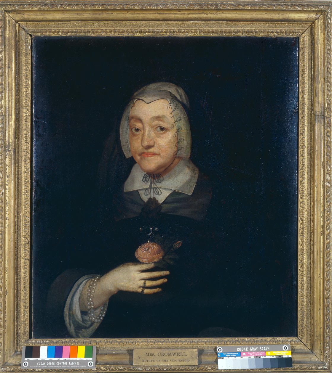 一位不知名女性的肖像，约 1640-50 年（布面油画） 作者 英语学校