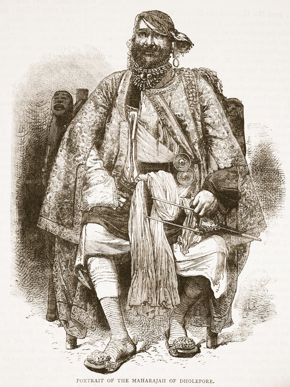 Dholepore大君的画象，从卡塞尔斯的例证说明了英国的历史 作者 英语学校