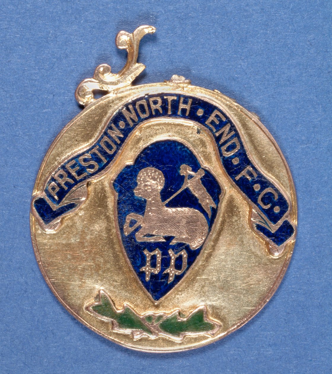 Preston North End足球俱乐部奖章，1897-98（金属）（另见315001） 作者 英语学校