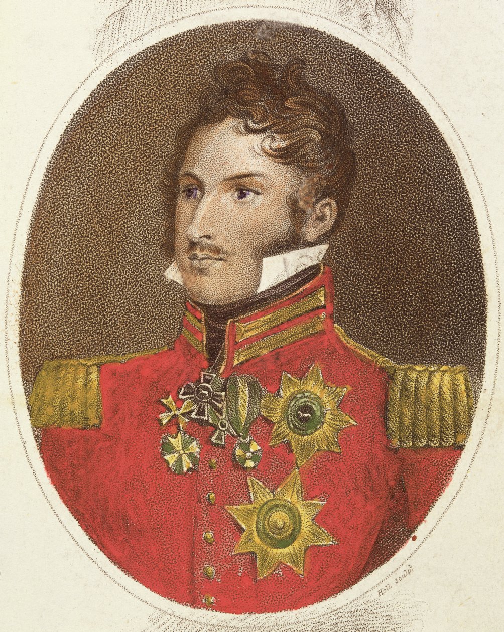 萨克森 - 科堡 - 哥达王子利奥波德（1790-1865）1816年 作者 英语学校