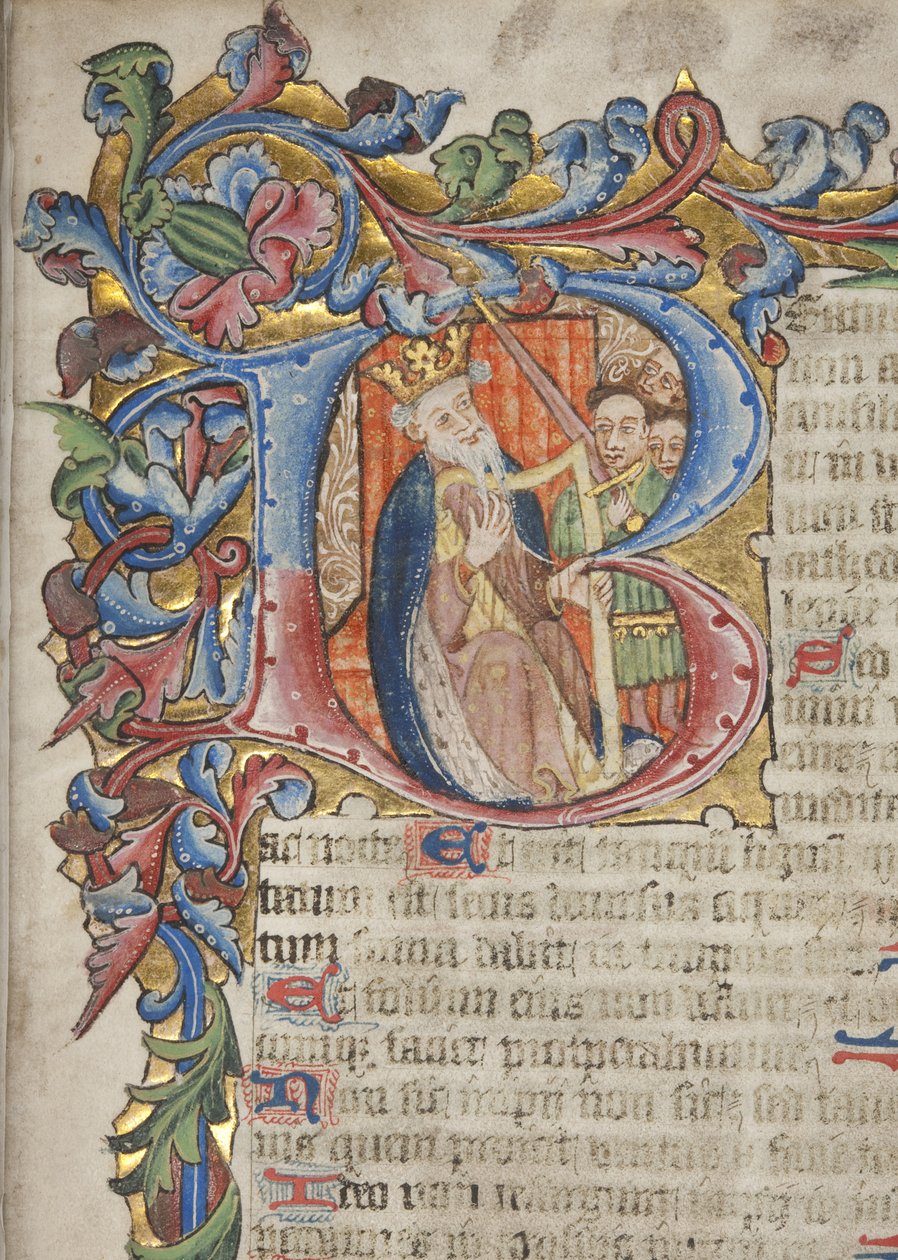 使用Sarum的Psalter使用日历，c.1425-75 作者 英语学校