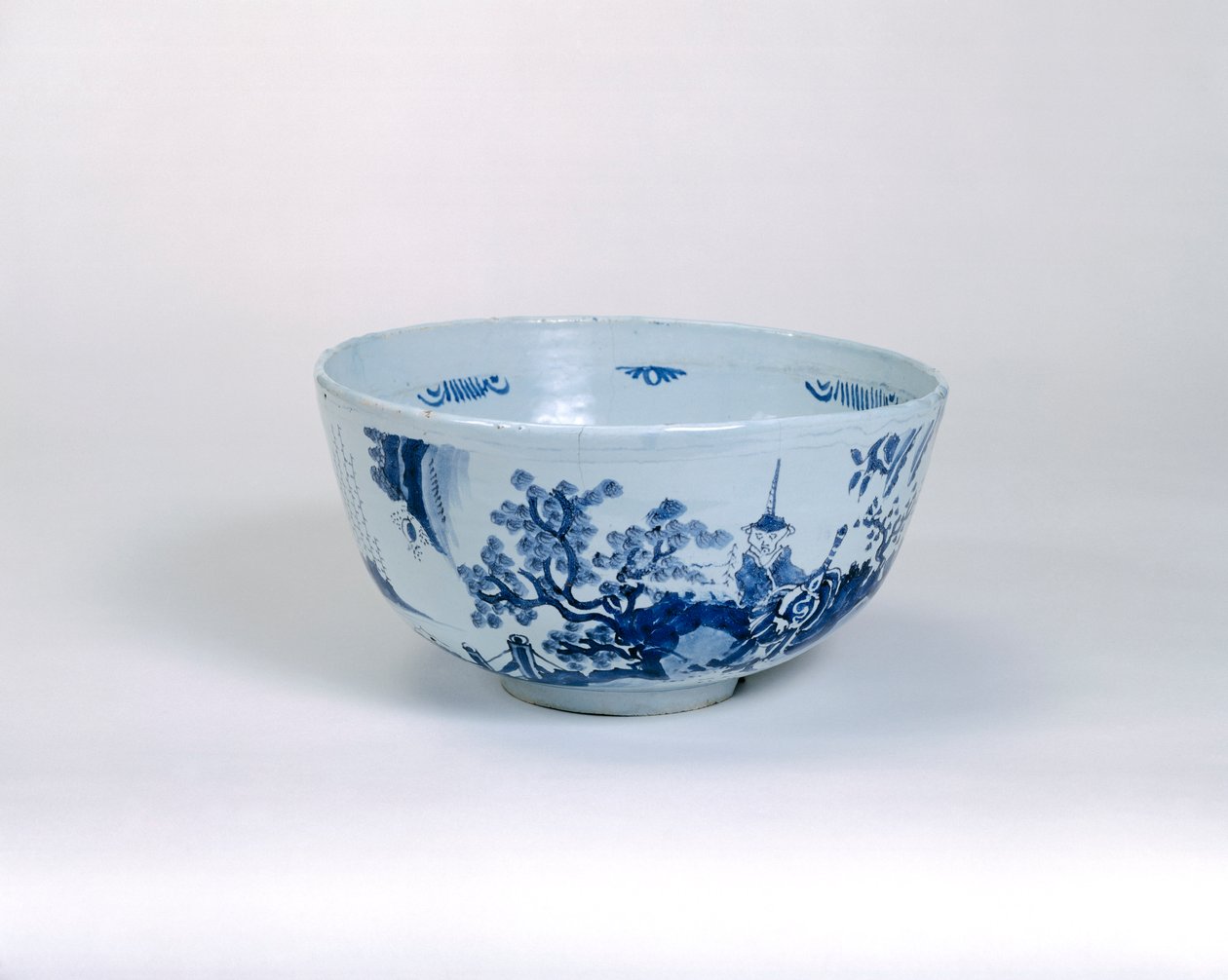 打孔碗，可能是在Brislington制造，c.1675-1700（锡釉陶器） 作者 英语学校