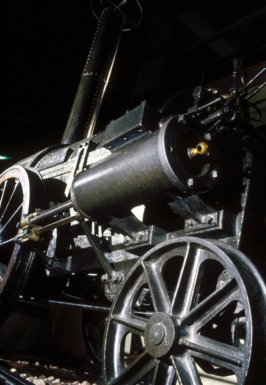 Stephensons Rocket遗骸，1829年（金属）（细节） 作者 英语学校