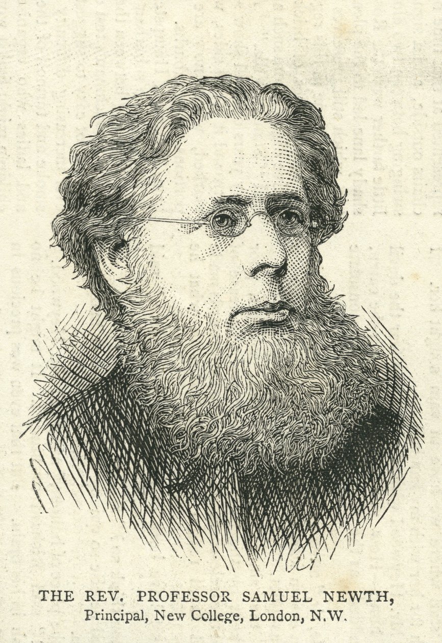 Rev Samuel Newth（1821-98），插图来自The Graphic，1875年7月10日 作者 英语学校