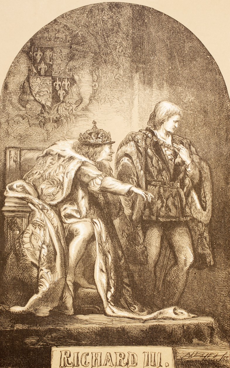 理查德三世，1890年（平版） 作者 英语学校