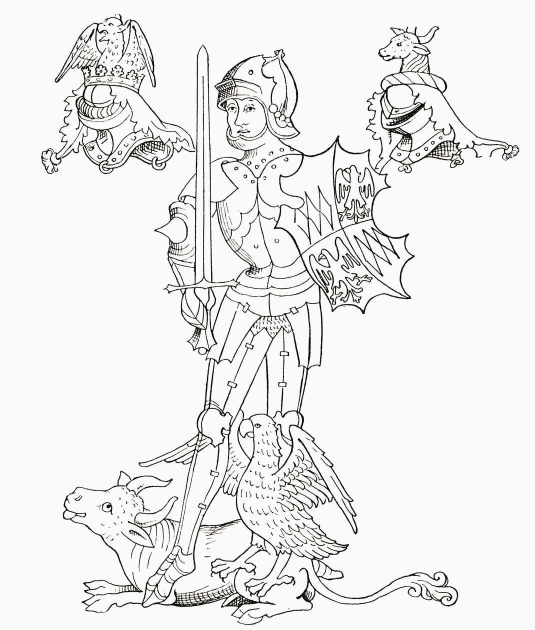 Richard Neville，来自JR Green的“英国人的短暂历史”，于1893年出版 作者 英语学校