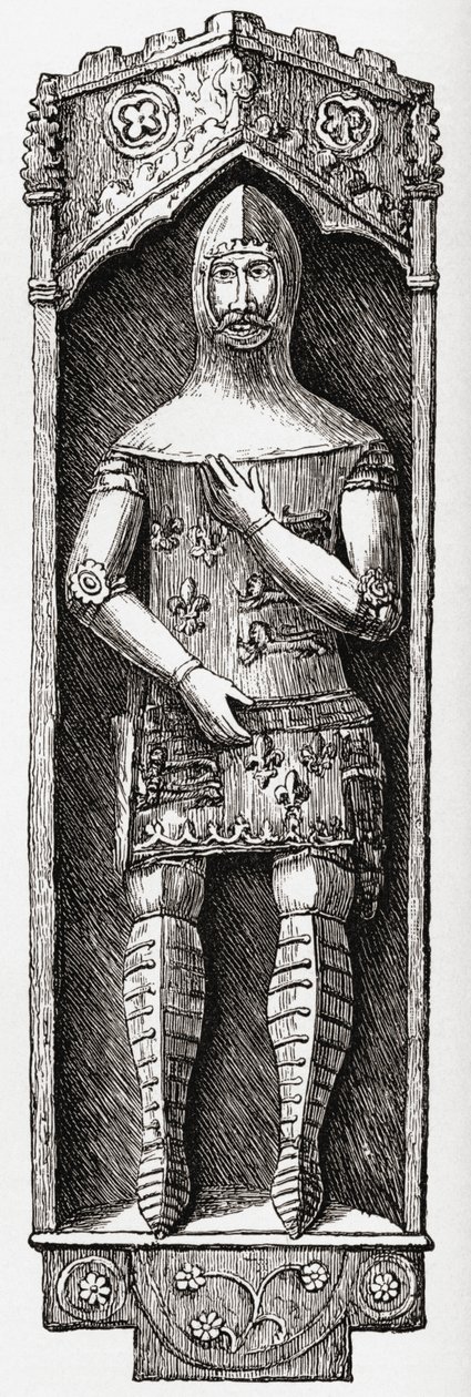 Richard Plantagenet，来自JR Green的“英国人的短暂历史”，于1893年出版 作者 英语学校
