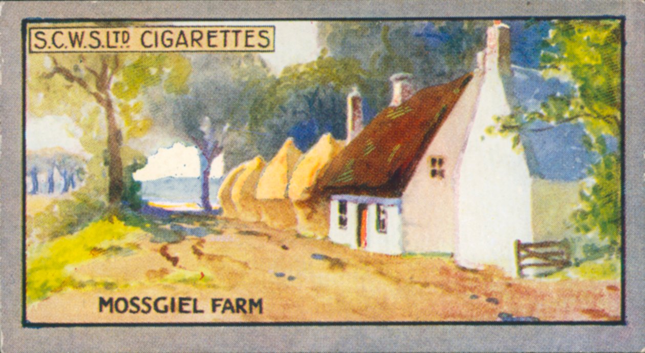 罗伯特-伯恩斯莫斯吉尔农场（彩色石版印刷） 作者 英语学校