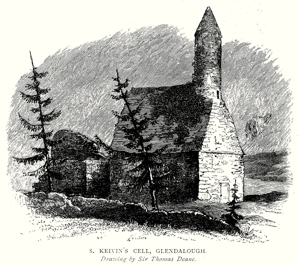 S Keivin 的囚室，格兰达洛（雕刻） 作者 英语学校