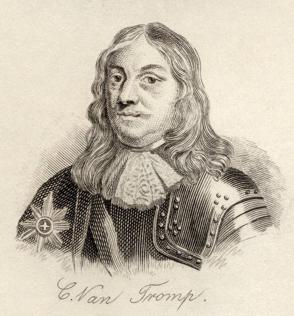 Sir Cornelis Martinus Tromp，来自&39;Crabb&39;s Historical Dictionary&39;，于1825年出版 作者 英语学校