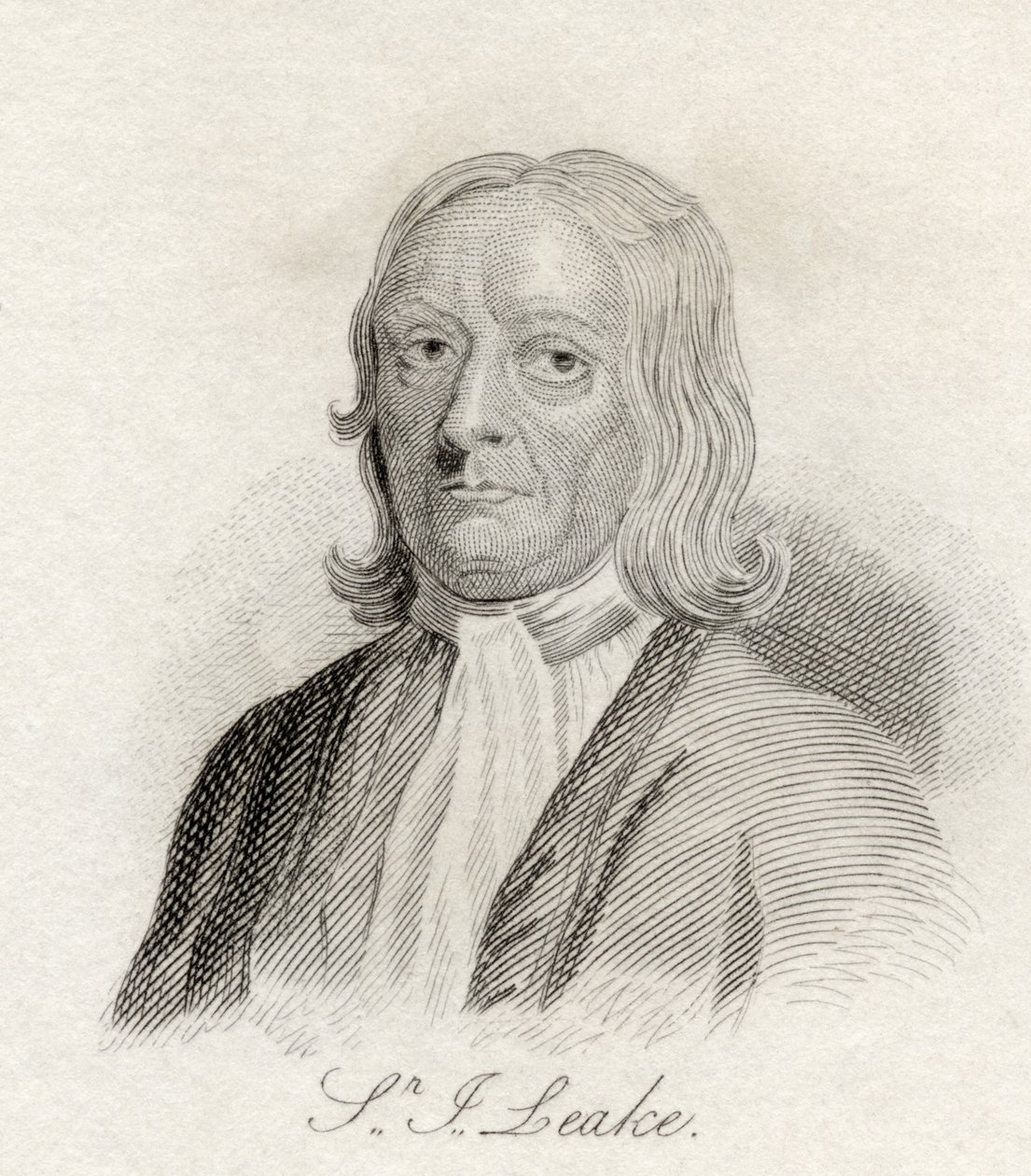John Leake爵士，来自&39;Crabb&39;s Historical Dictionary&39;，于1825年出版 作者 英语学校