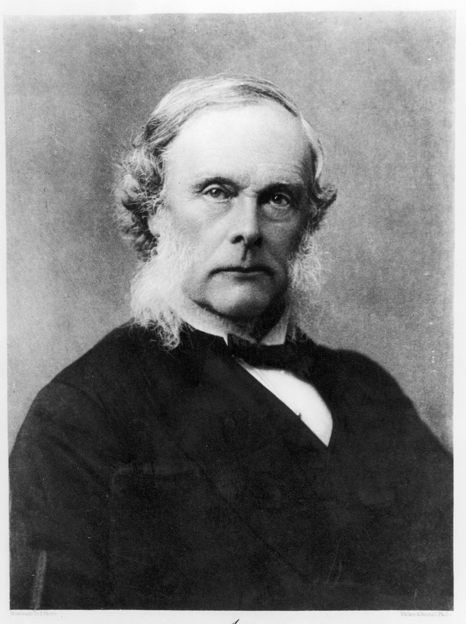 Sir Joseph Lister爵士（1827-1912）由Walker和Boutall雕刻 作者 英语学校