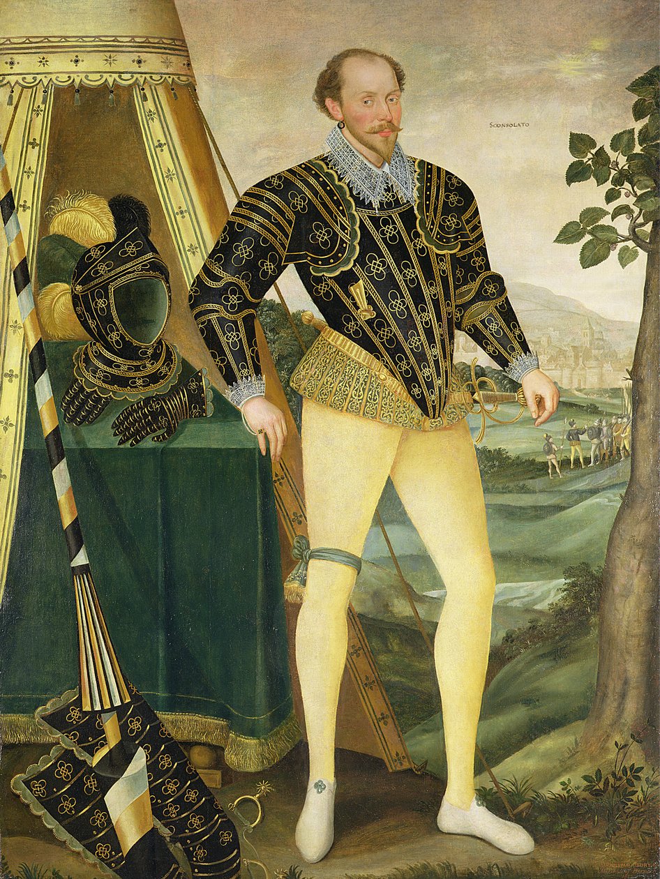 1587年，萨斯福克郡Hawstead的William Drury爵士（1527-79） 作者 英语学校