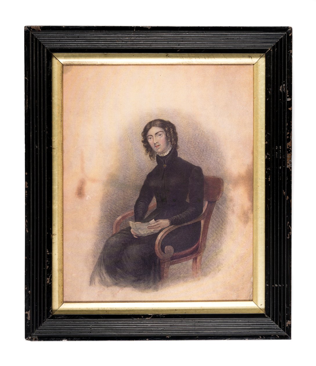 Shibden Hall 的 Anne Lister 素描（纸本水彩） 作者 英语学校
