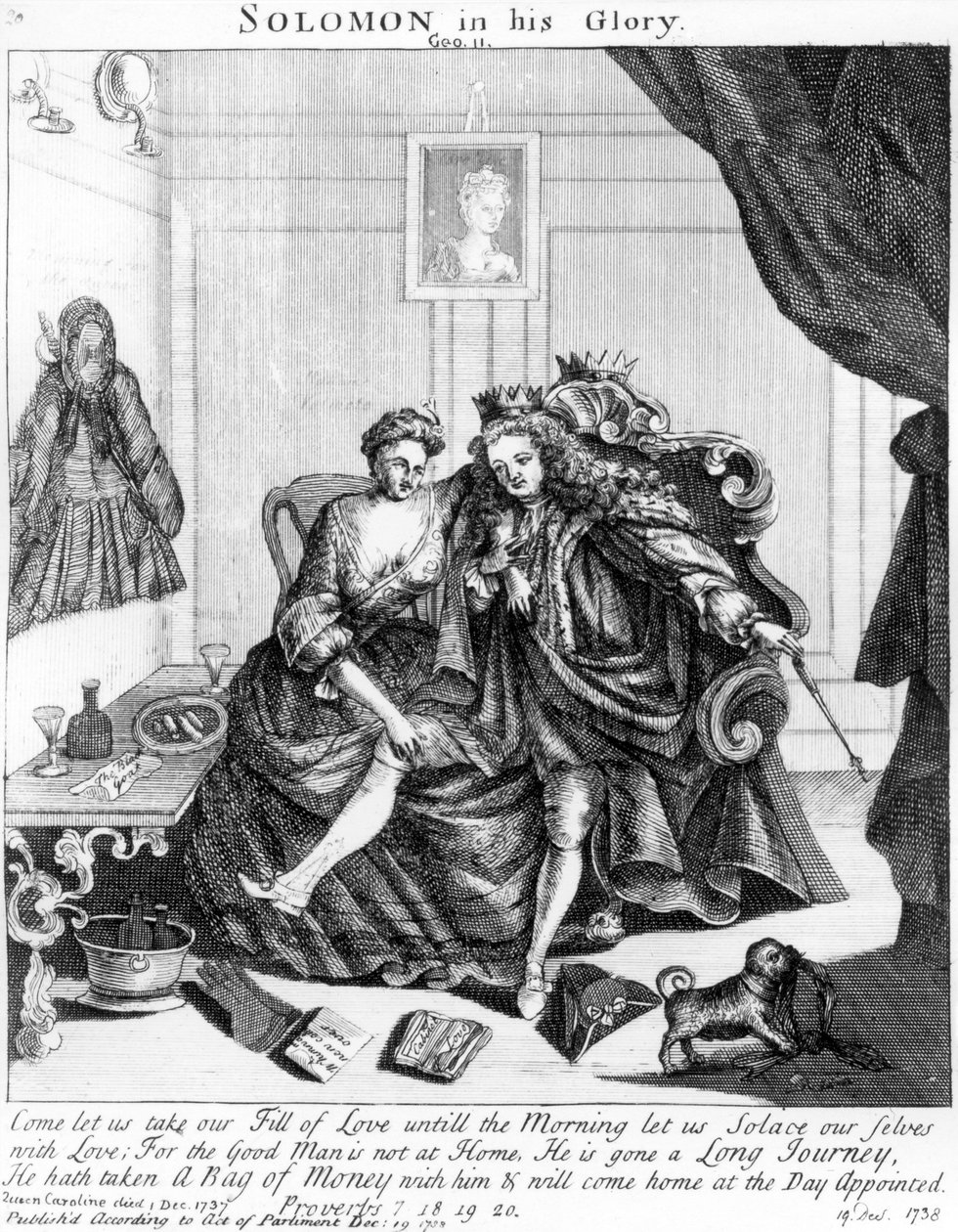 所罗门在他的荣耀中，大约在1738年 作者 英语学校
