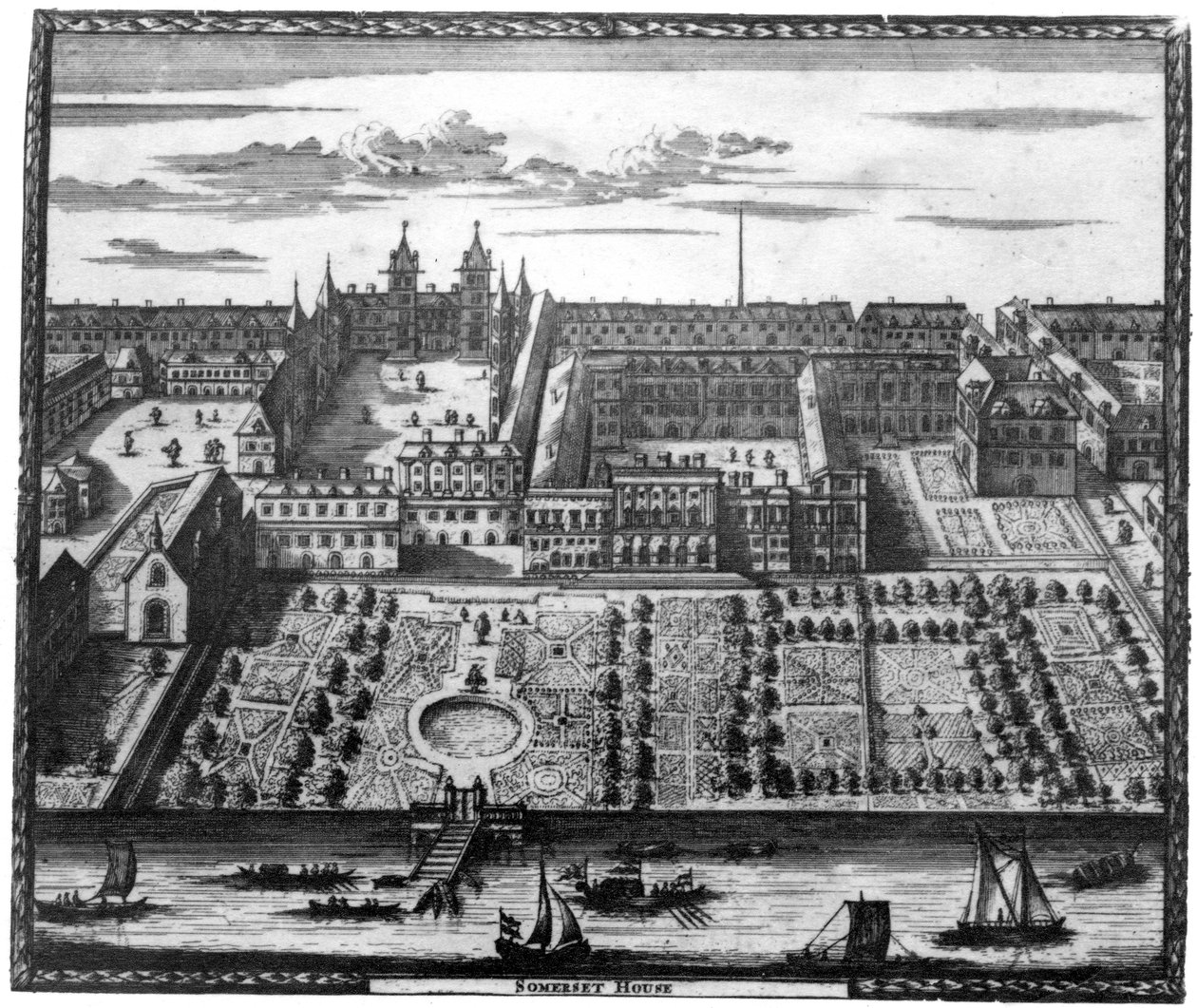 萨默塞特宫，1690年 作者 英语学校