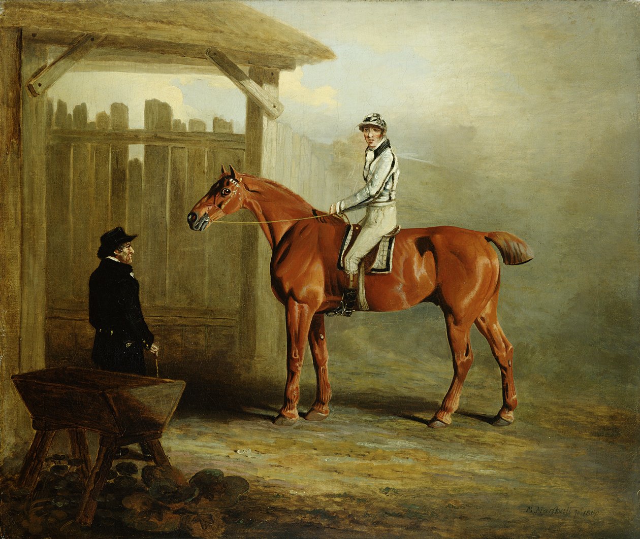 占卜者，圣莱热1811年获奖者（布面油画） 作者 英语学校