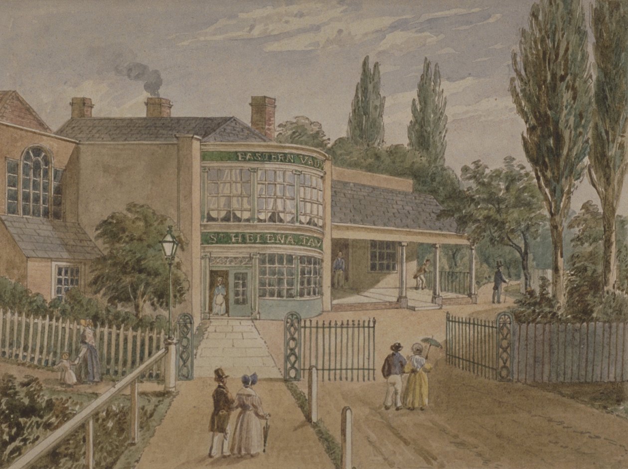 St Helena茶园，Lower Road，Rotherhithe，1860（纸上写着） 作者 英语学校
