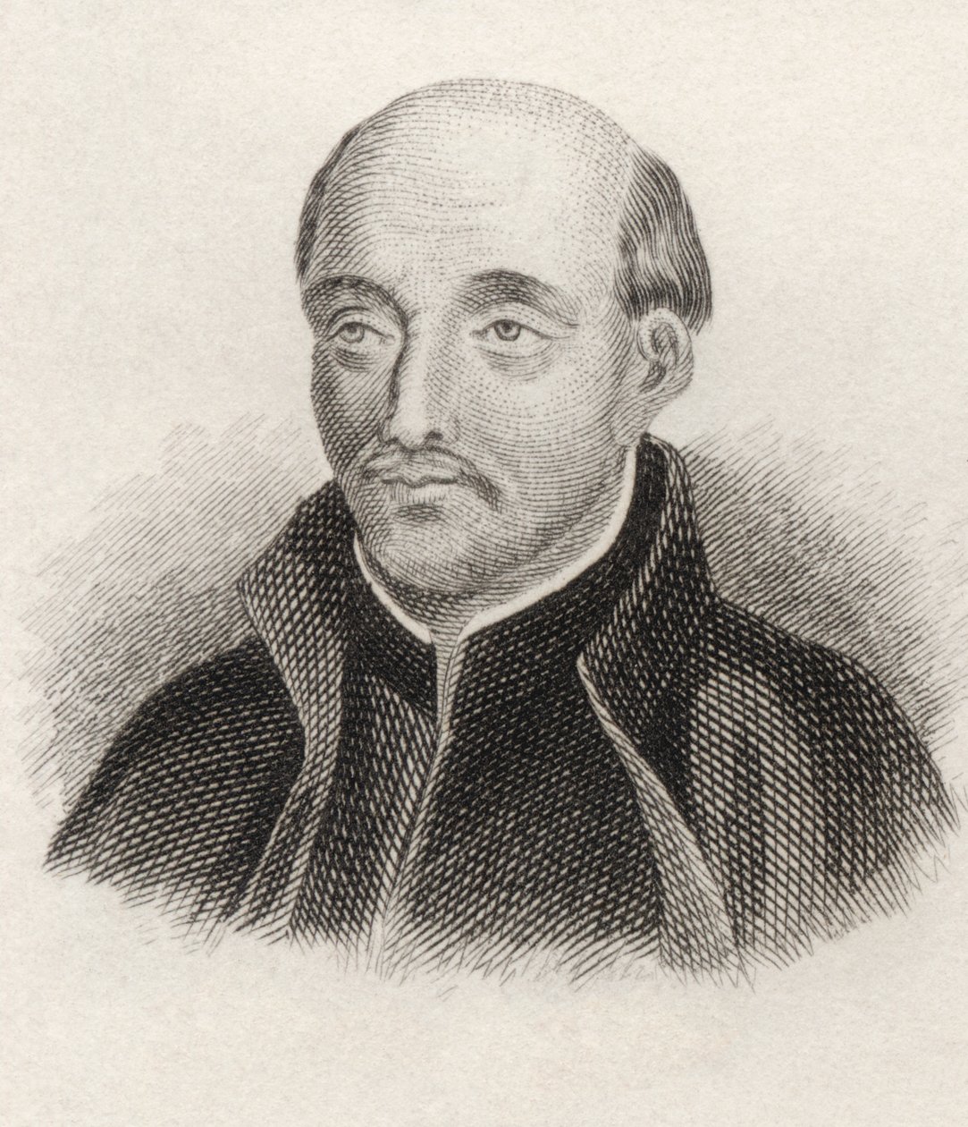 Loyola的圣伊格内修斯，来自&39;Crabbes Historical Dictionary&39;，于1825年出版 作者 英语学校