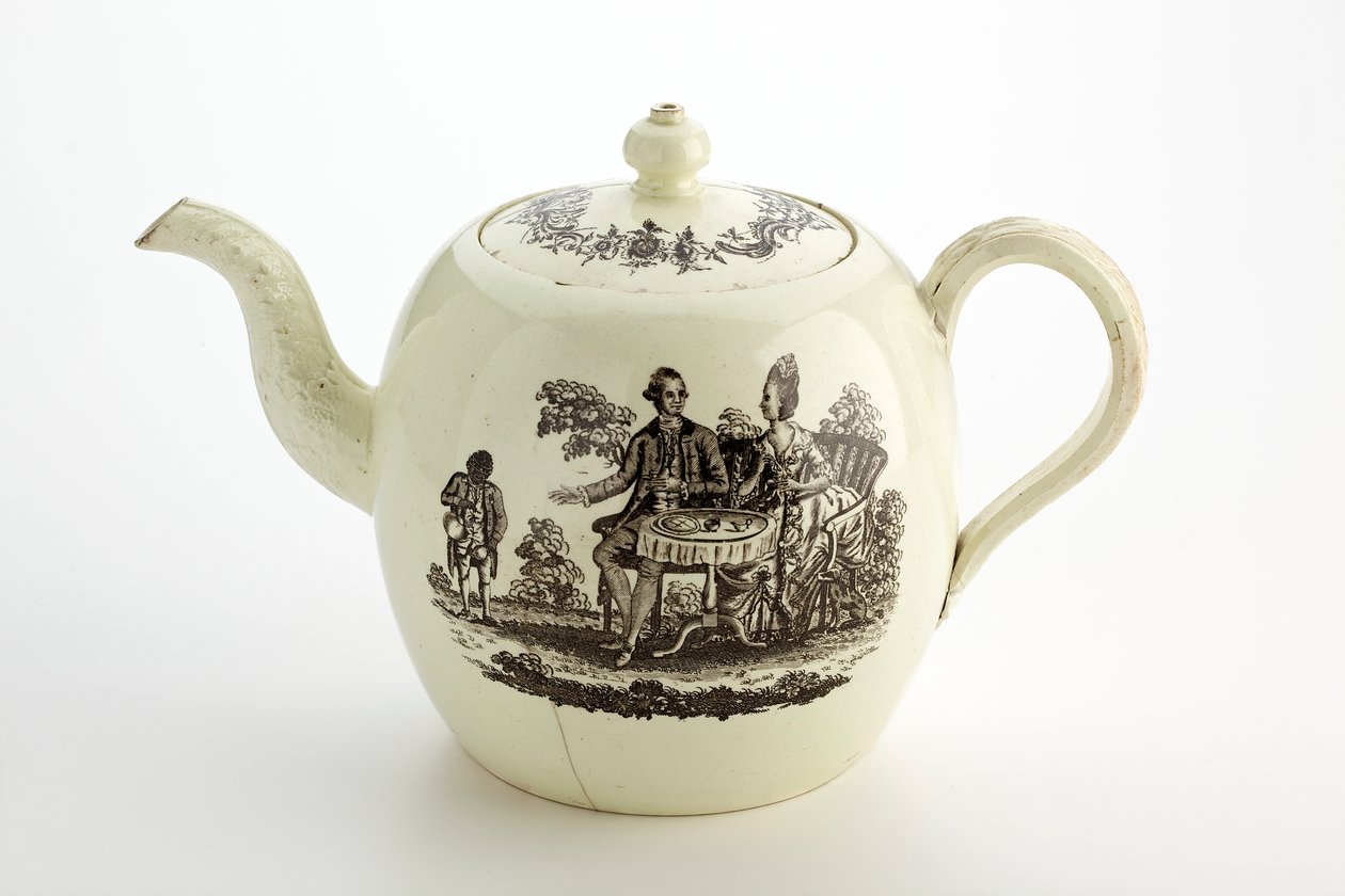 Staffordshire Wedgwood茶壶，c.1775-85（creamware） 作者 英语学校