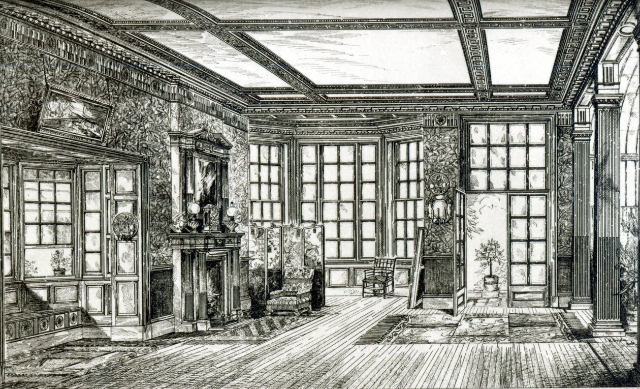 Studio Tissot Esquire，Grove End Road，1874（litho）（bw photo） 作者 英语学校