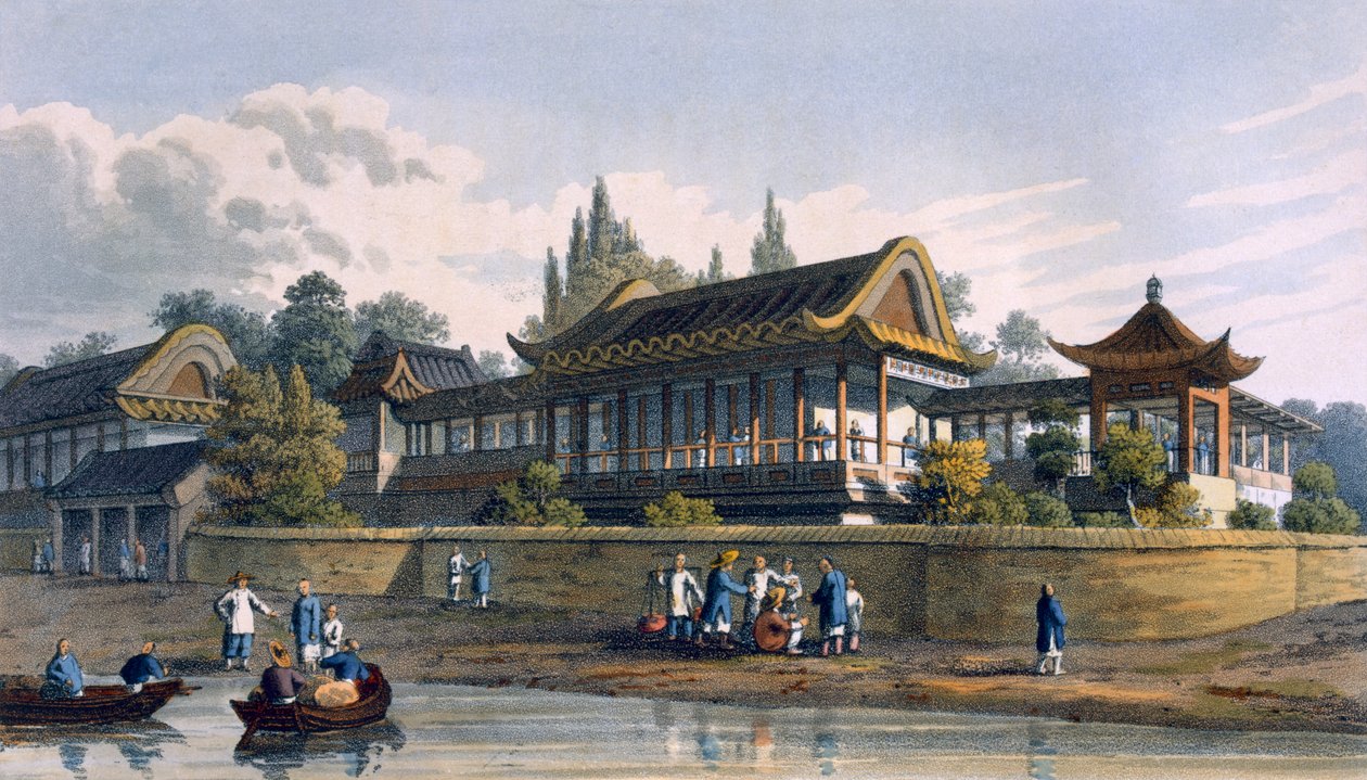 颐和园，1817年天津市对面 作者 英语学校