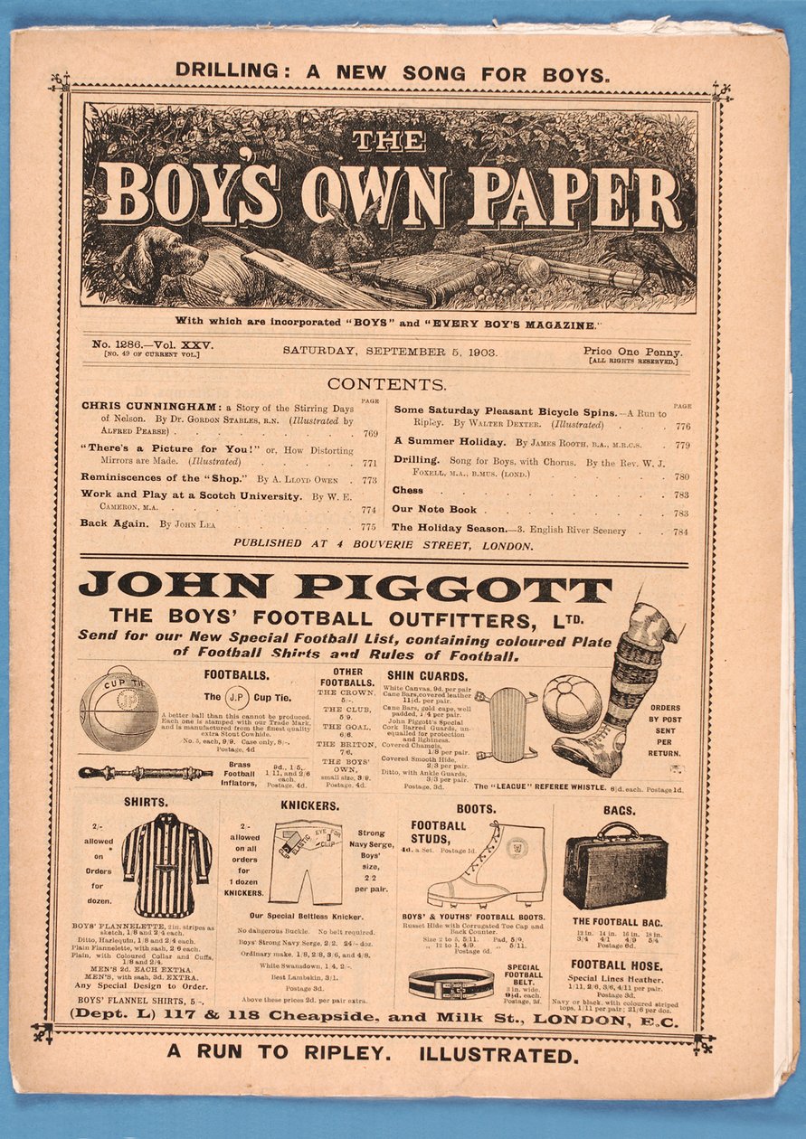 男孩自己的纸，1903年（打印） 作者 英语学校