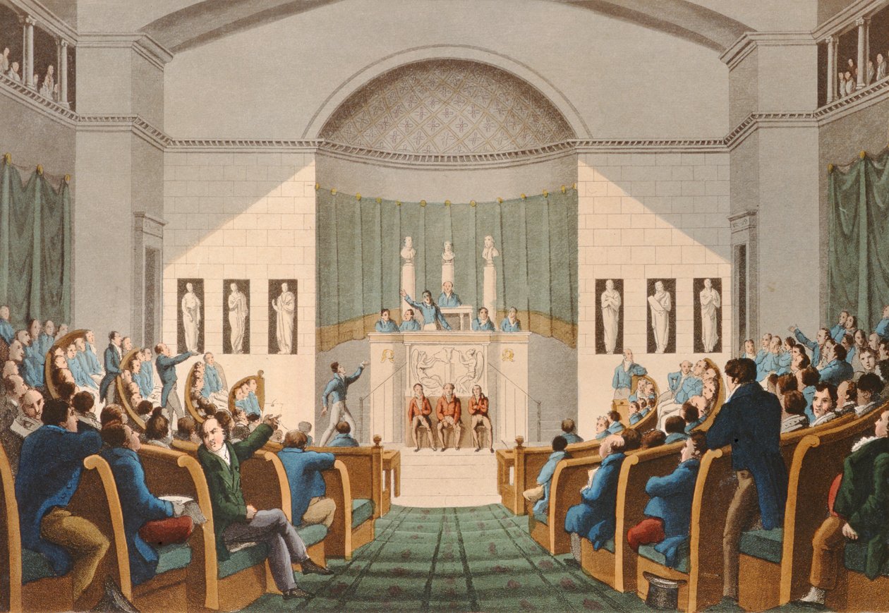 众议院，1820年 作者 英语学校