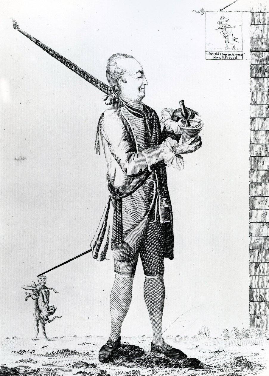The Chymical通心粉，由G. Terry出版，1772年（mezzotint） 作者 英语学校