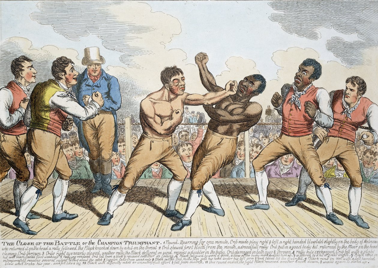 1811年出版的战斗结束或冠军凯旋 作者 英语学校