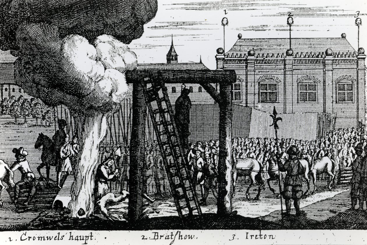 执行Oliver Cromwell，John Bradshaw和Henry Ireton，第166-1页 作者 英语学校