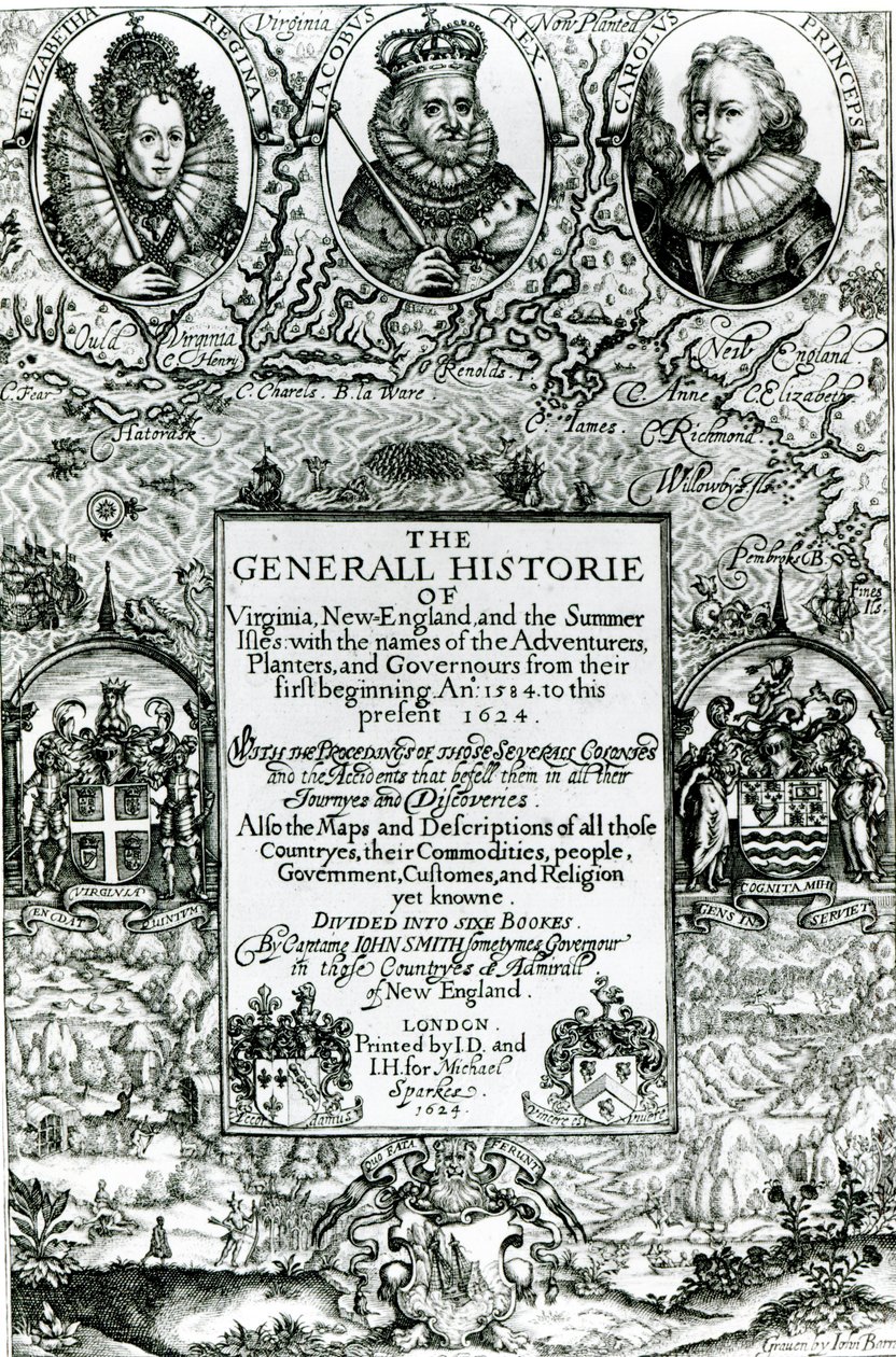 弗吉尼亚州，新英格兰和夏季群岛的一般历史，1624年 作者 英语学校
