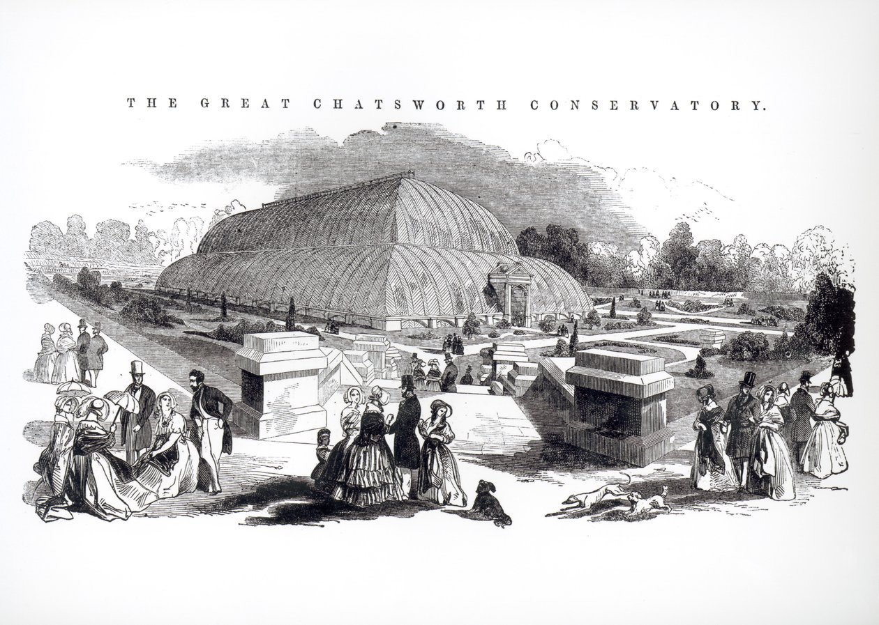 查茨沃斯的伟大音乐学院，1844年 作者 英语学校
