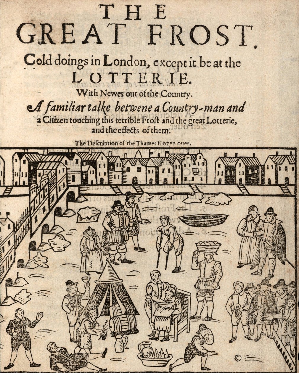 大霜冻，伦敦，1608年 作者 英语学校