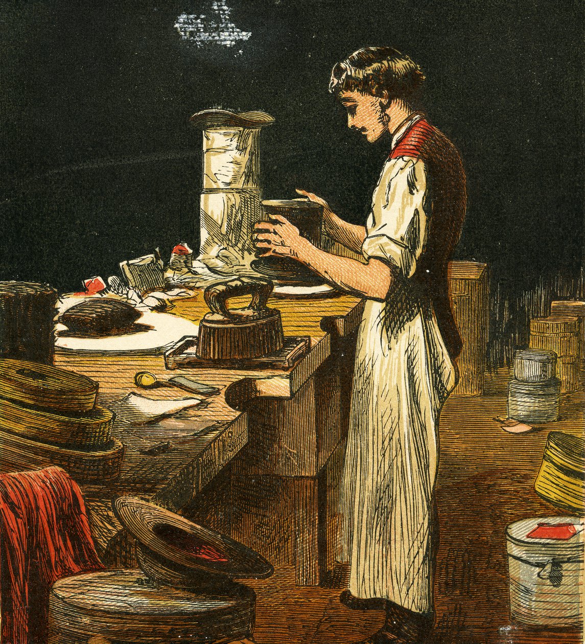 帽匠，1867年 作者 英语学校