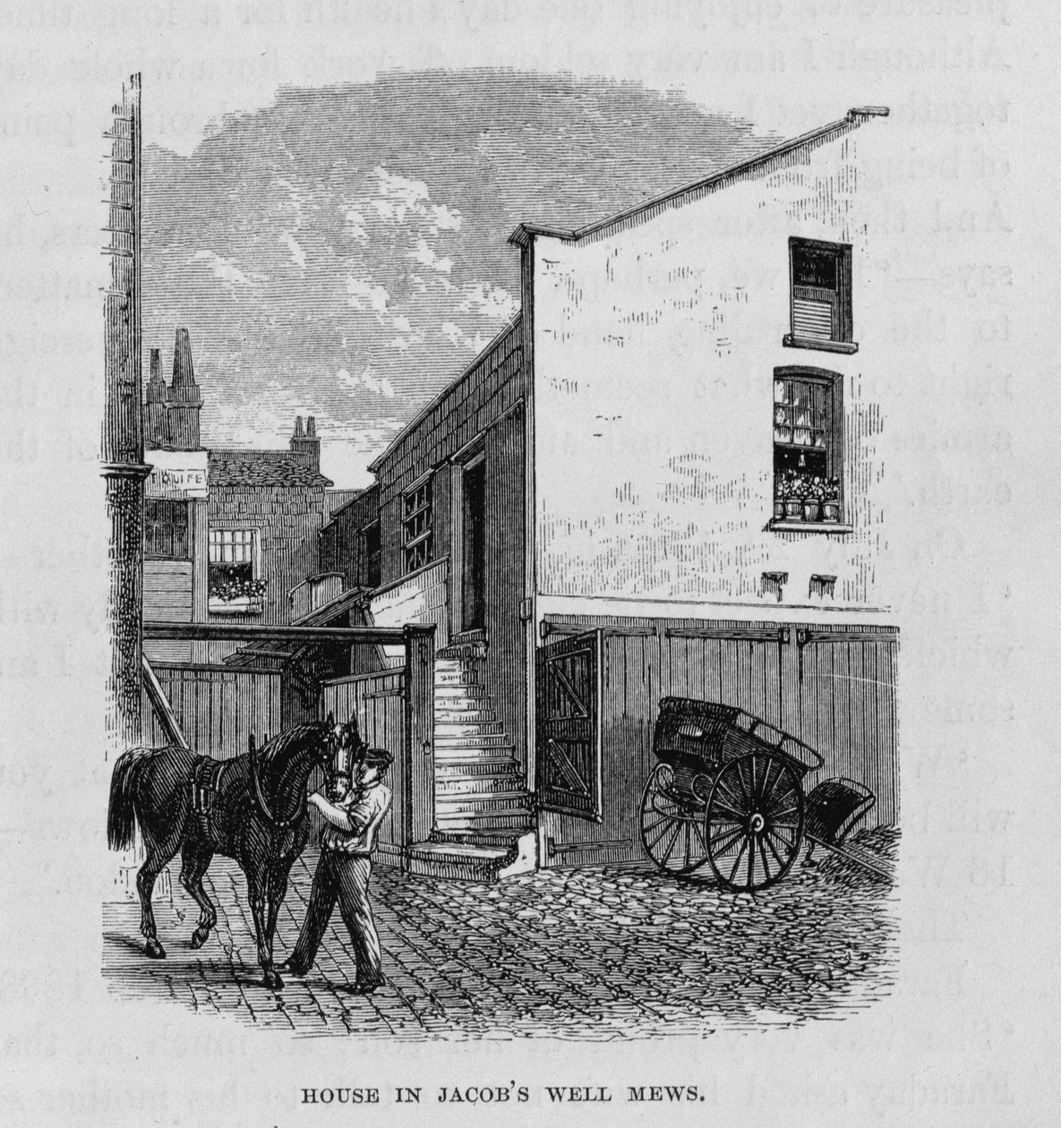 在雅各布的Well Mews的房子，Michael Faraday（1791-1867）出生 作者 英语学校