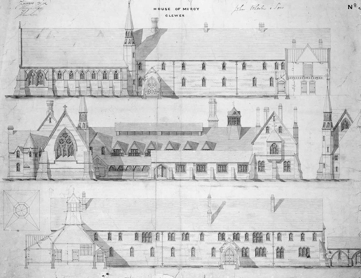 慈悲之家，Clewer，c.1853 作者 英语学校