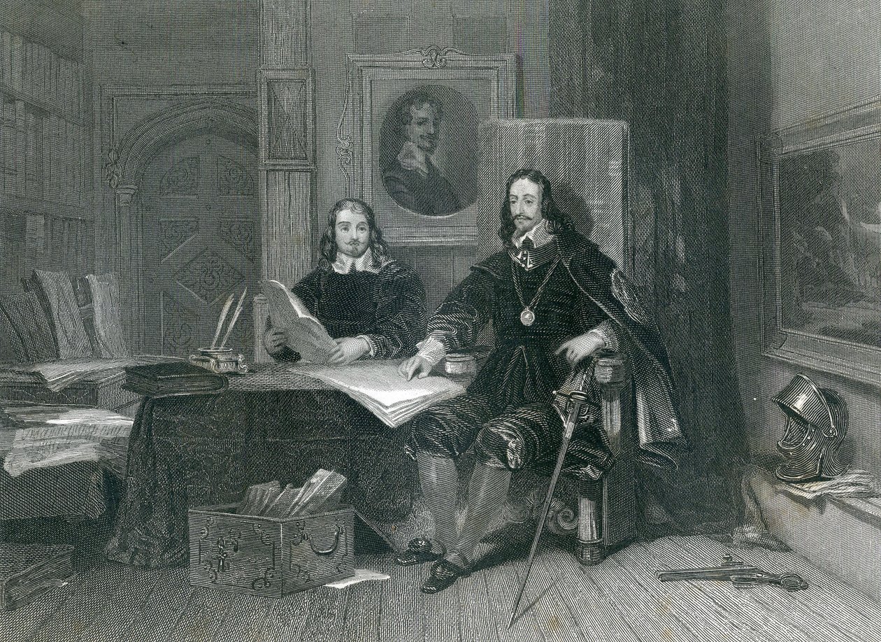 牛津的国王和海德，由J. T Willmore，1844年 作者 英语学校
