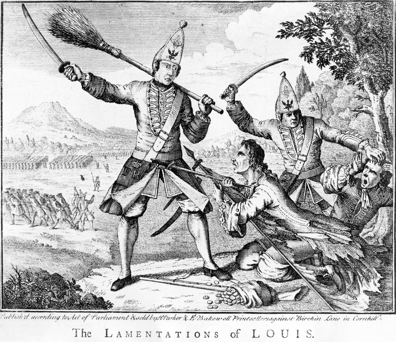 路易斯的哀歌，1757年 作者 英语学校