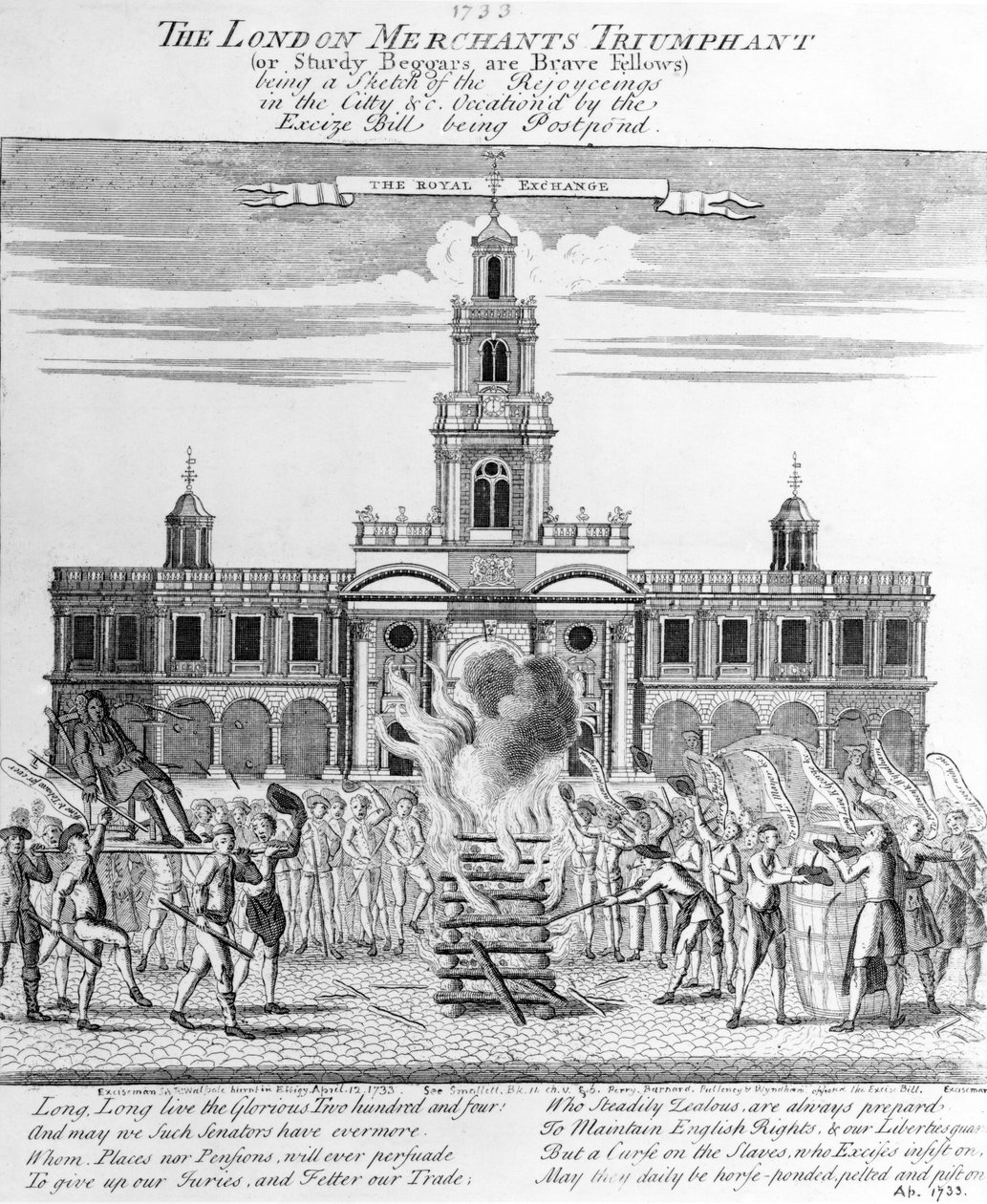 伦敦商人凯旋，1733年 作者 英语学校